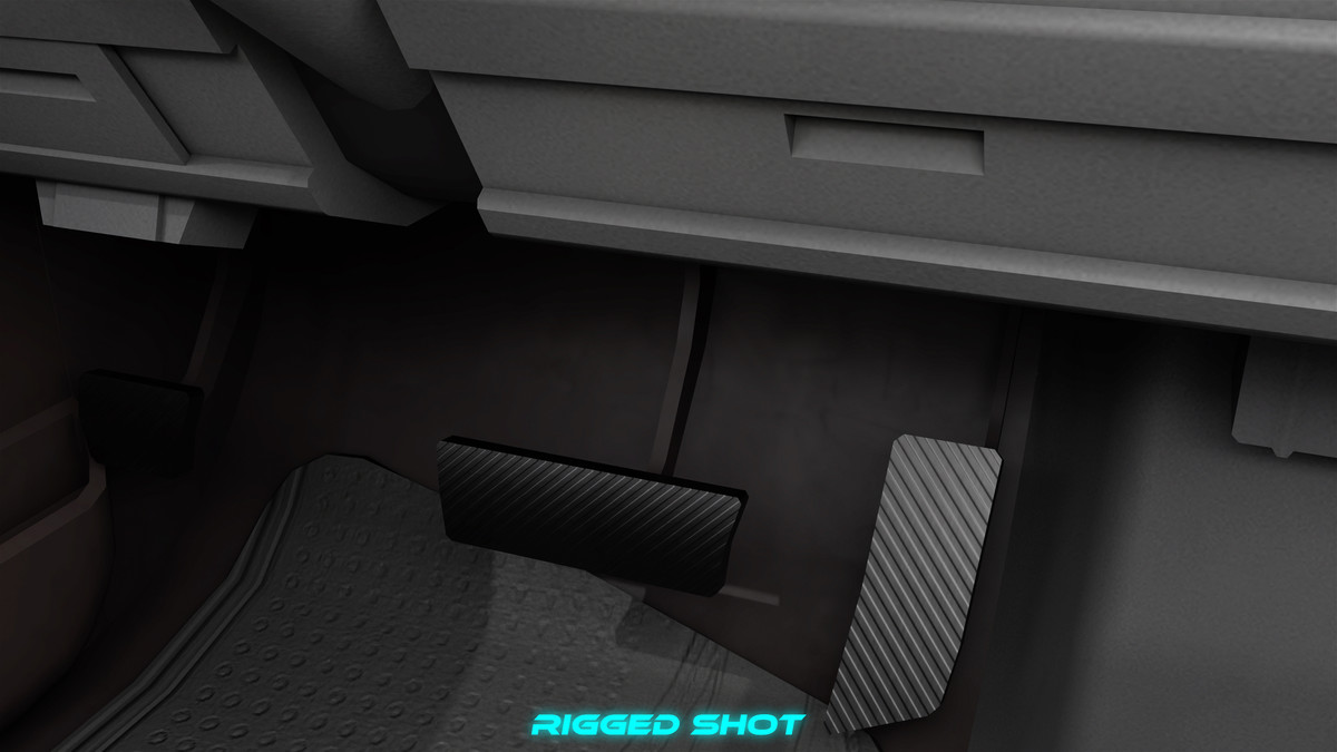 Pickup Truck01 Black and White URP HDRP Textures