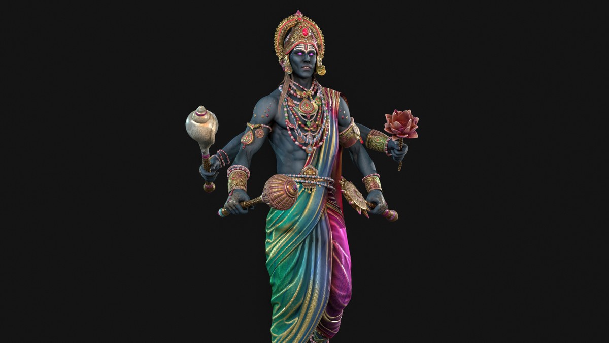 Indian God Vishnu