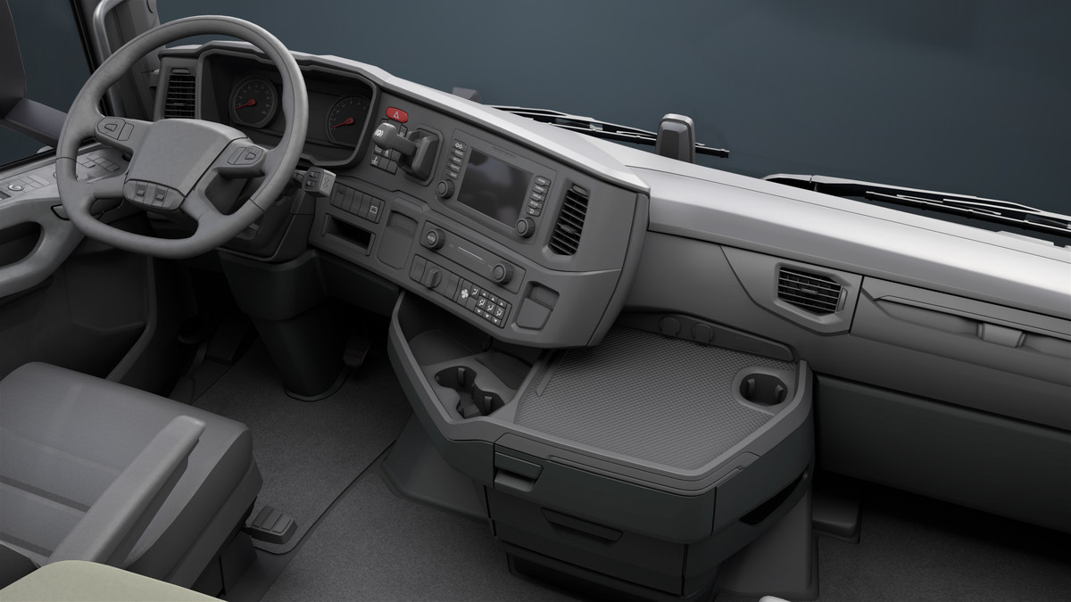 Chassis06 Cement Trailer 01 White URP HDRP Textures