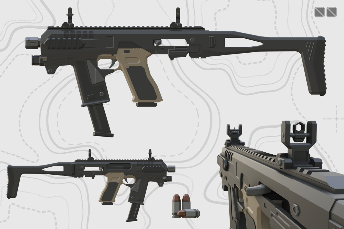 Low Poly Weapon Bundle Pack Fin