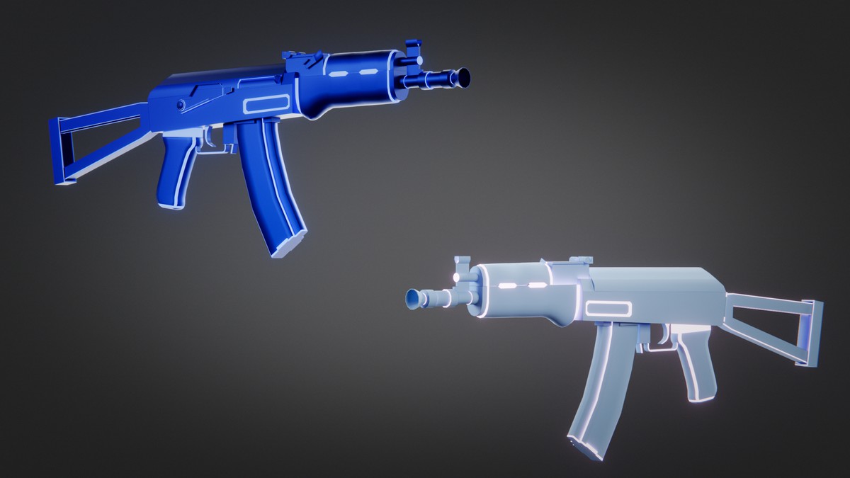 Weapon Sci-fi Glow Skins Pack — 345 Variations