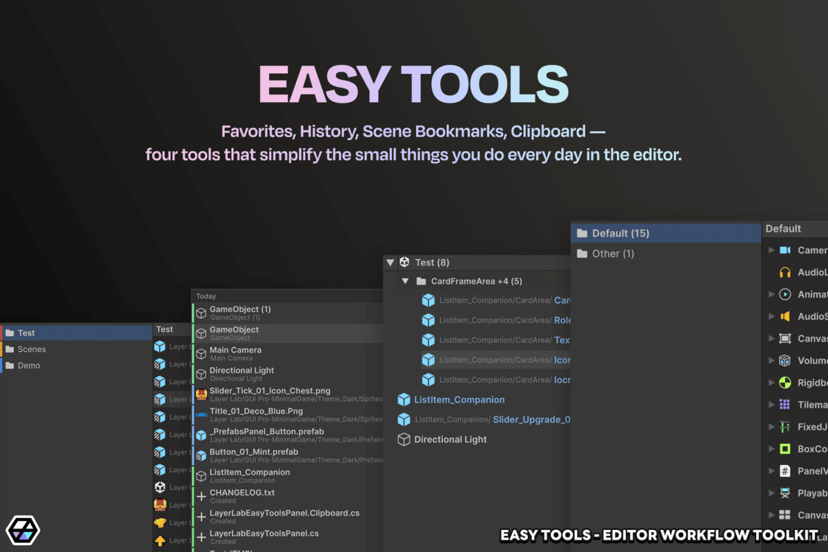 Easy Tools - Editor Workflow Toolkit