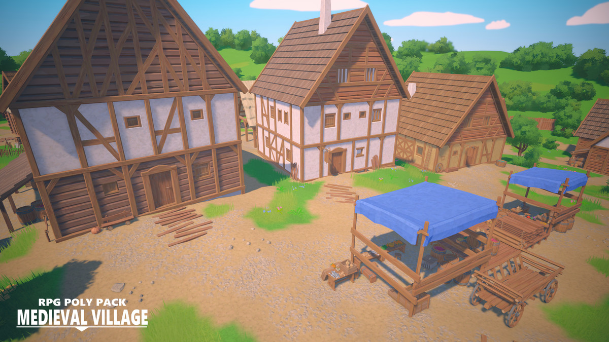 RPG Poly Pack - Medieval Village