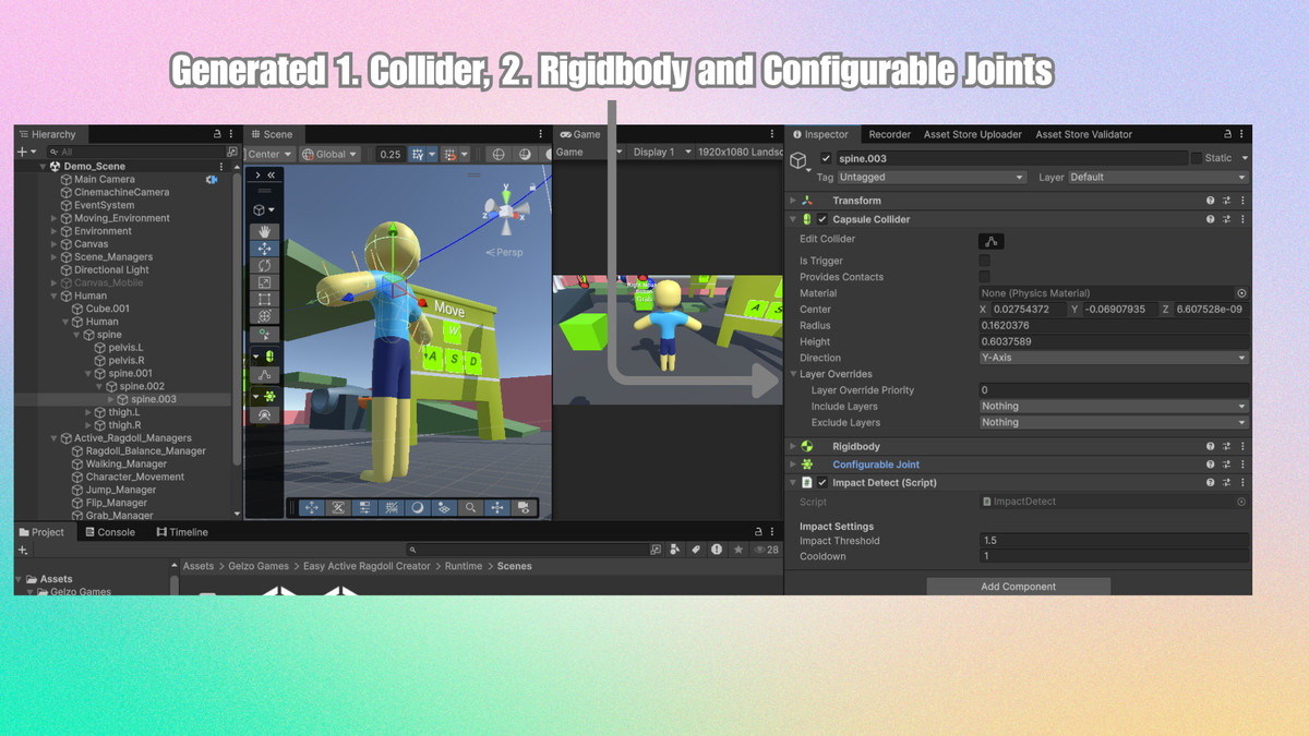 Easy Active Ragdoll Creator