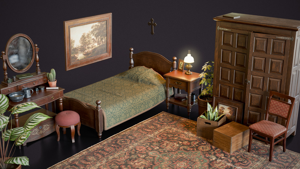1890s Bedroom Pack