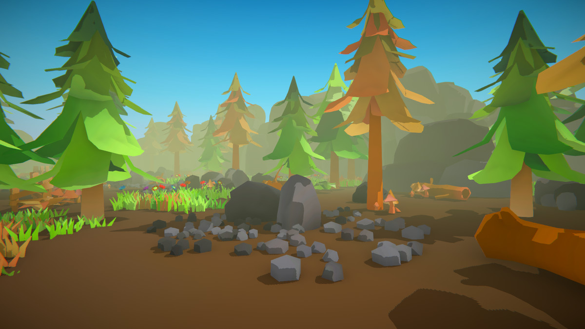 Polygonal Woodlands Nature Asset Package