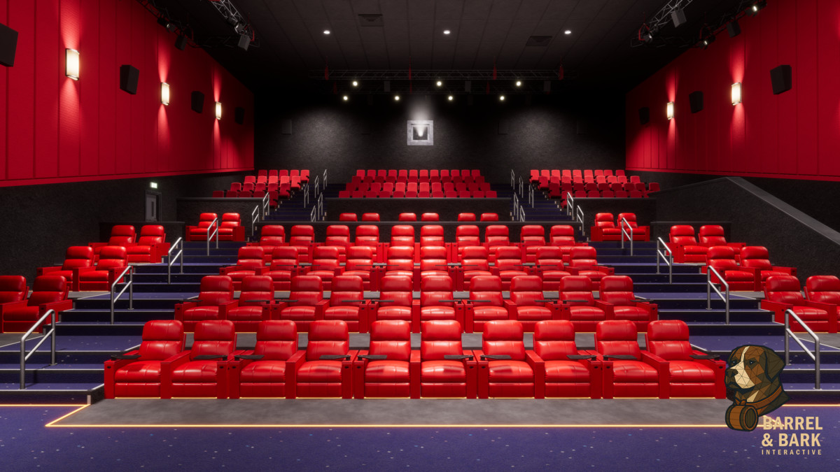Movie Theatre Scene with Foyer