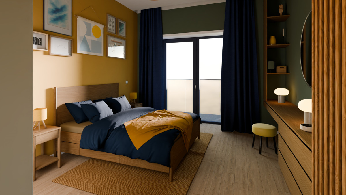 Photorealistic Bedroom Interior – HDRP Ready
