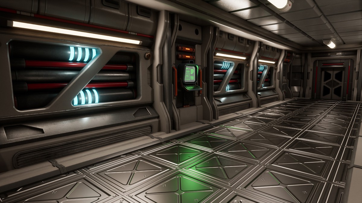Sci FI Hallway Asset Pack