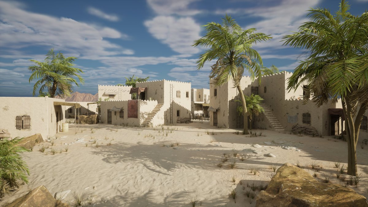 Desert Outpost - Arabian & Persian Village Environment