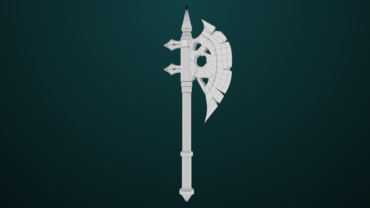 Battle Axe 16 URP HDRP Textures