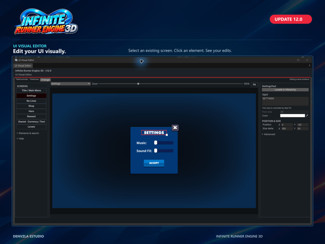 Infinite Runner Engine 3D