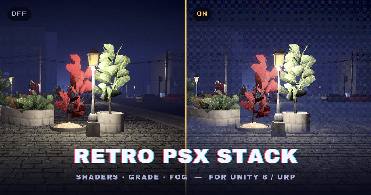 Retro PSX Stack - Shaders, Grade & Fog