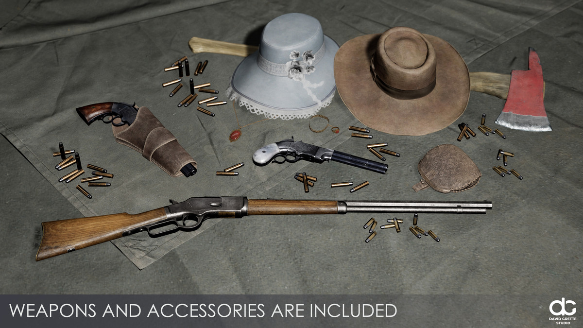 Western Character Kate - Adventure Ordinary RPG Action Citizen Wild West Woman