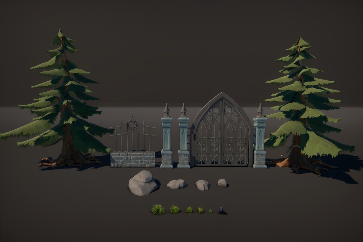 Stylized Victorian Mansion