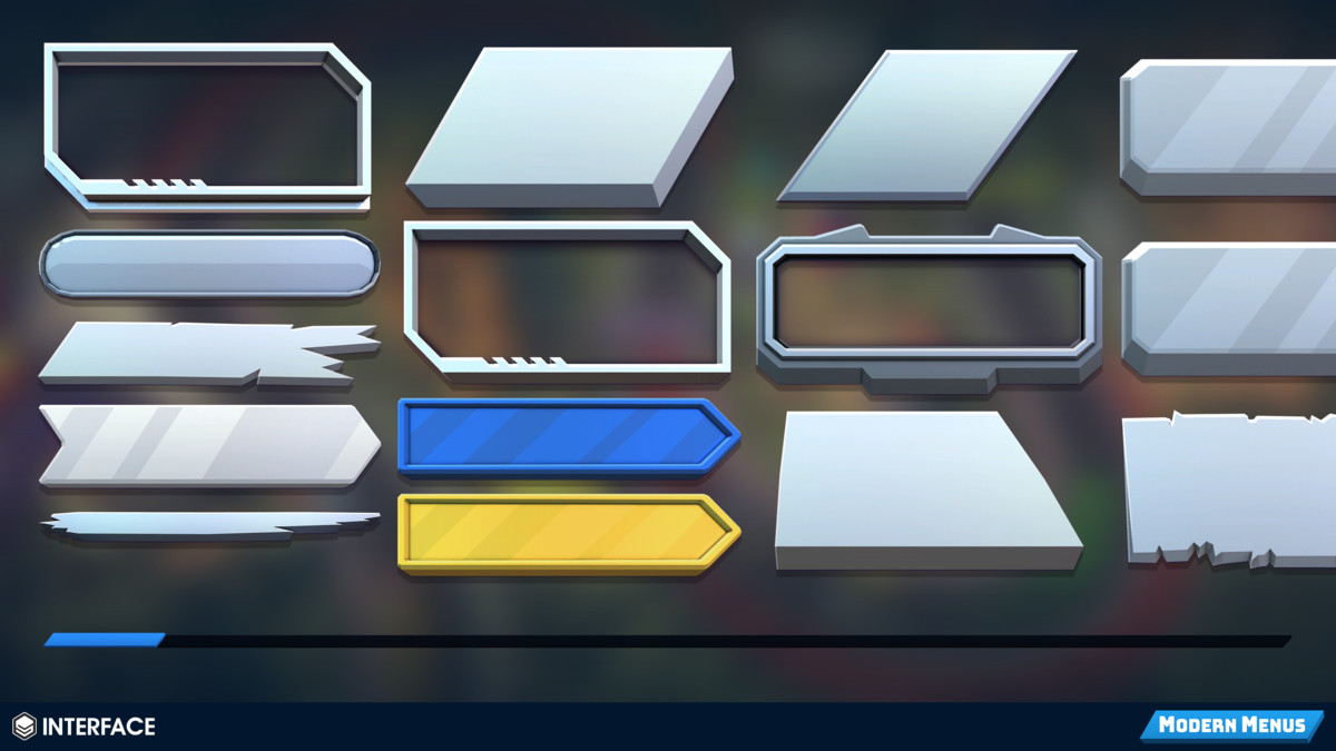 Modern Menus - Synty INTERFACE - GUI
