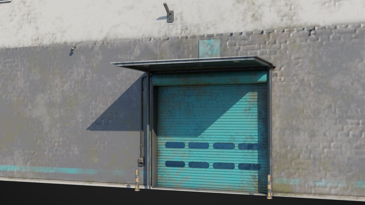 Old Abandoned Warehouse Interior And Exterior URP HDRP Textures