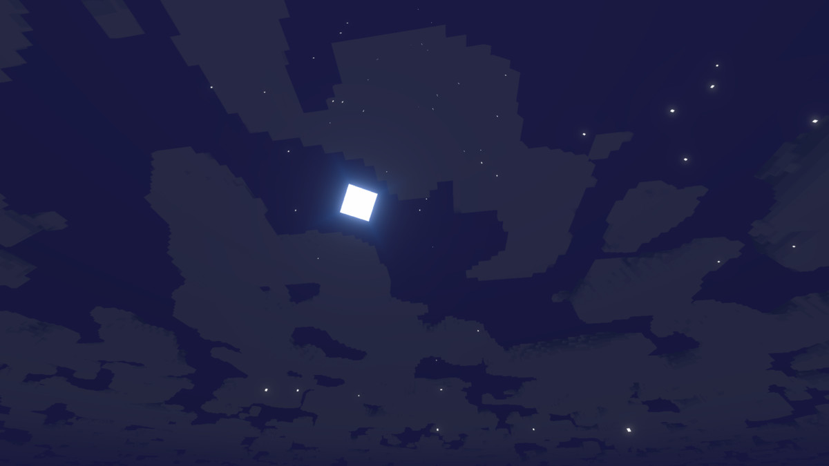 SKYVOX - Stylized volumetric procedural Voxel sky system for URP