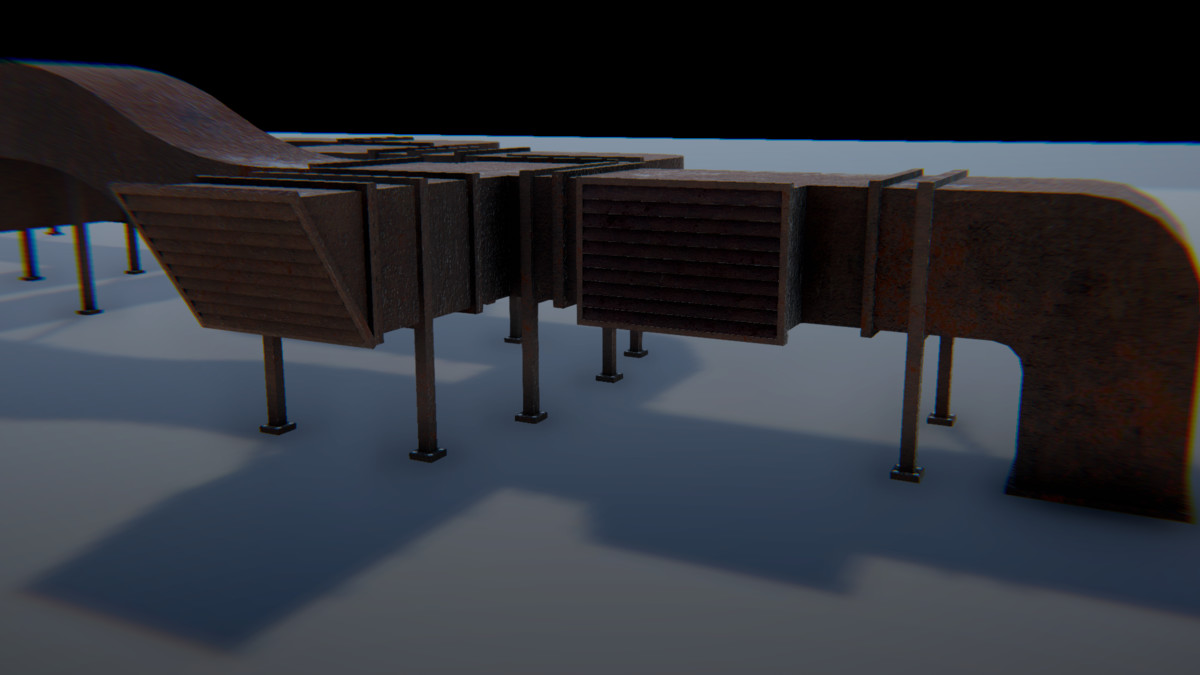 Modular Industrial Air Duct System