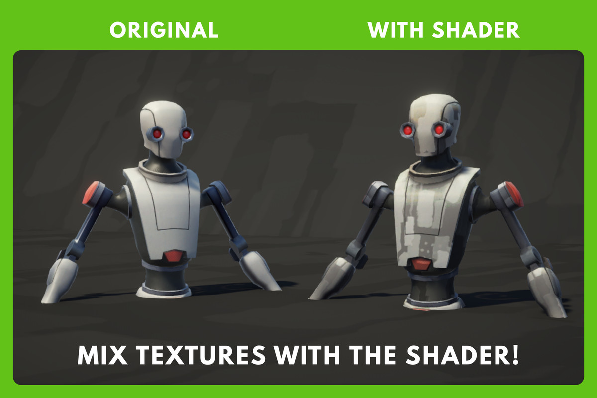 Handpainted Shader and Crayon Textures
