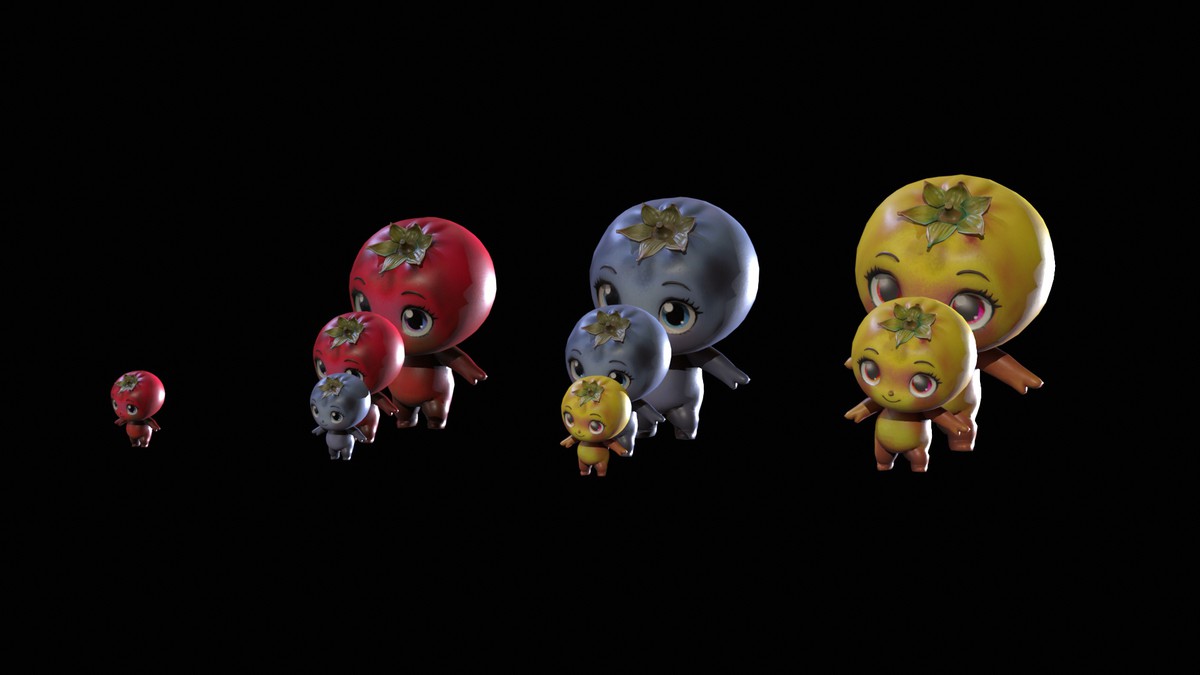 Chibi Fruit Blueberry