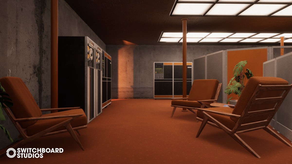 Mid-Century Brutalist Data Centre