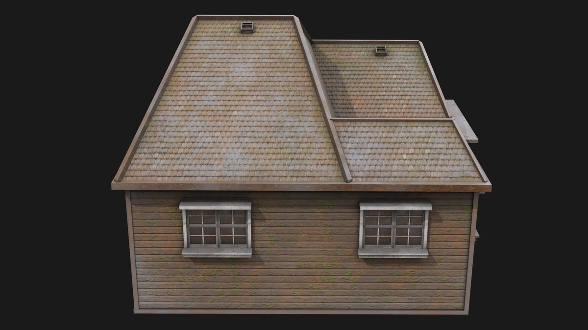 Old Dusty House 02 URP HDRP Textures