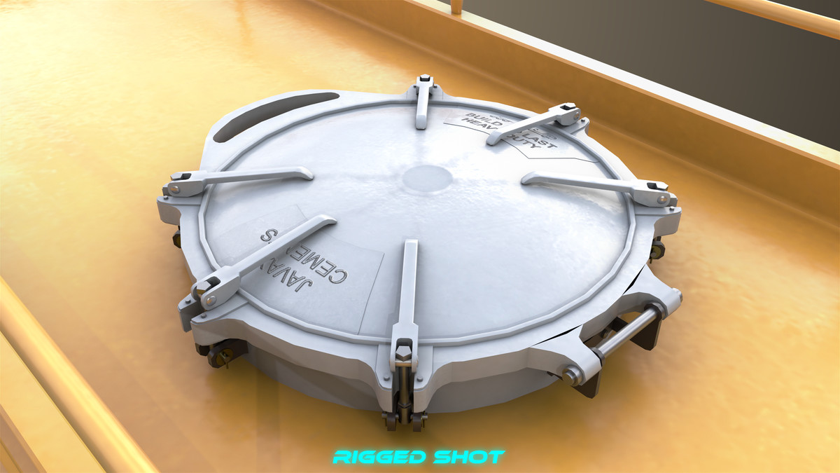 Chassis 06 Cement Trailer 01 Yellow