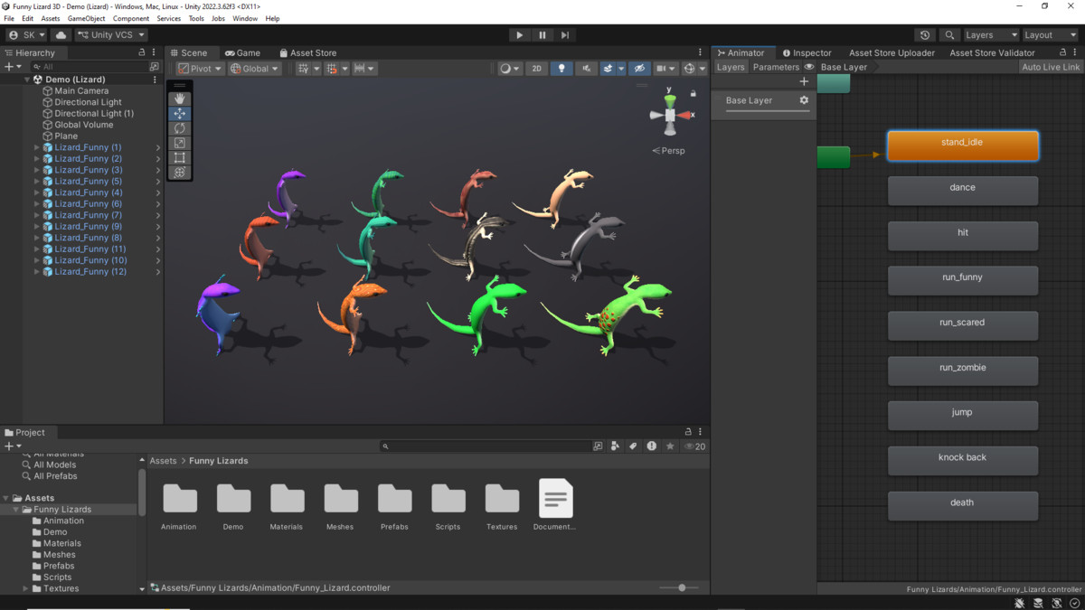 Funny Cute Lizard 3D