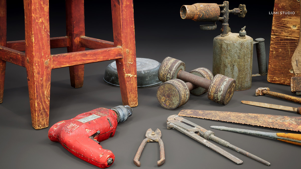Tool Kit Workshop Props Pack