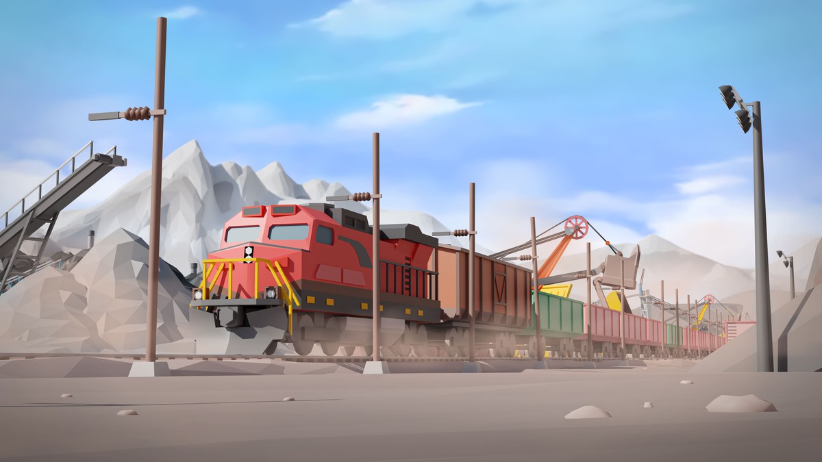 Mining Industry - Low Poly 3D Models Pack