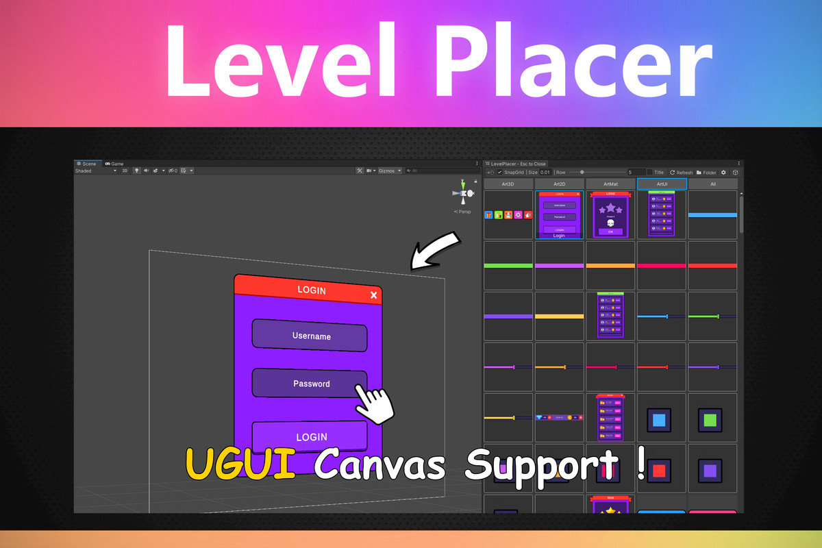 Quick Drag & Drop | Level Placer