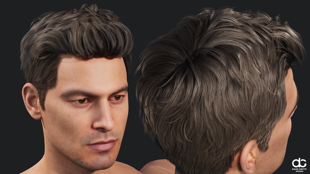 ULTIMATE HAIRSTYLE PACK 2026 | 20 PIECES | REALISTIC | Rigged hair, low-poly