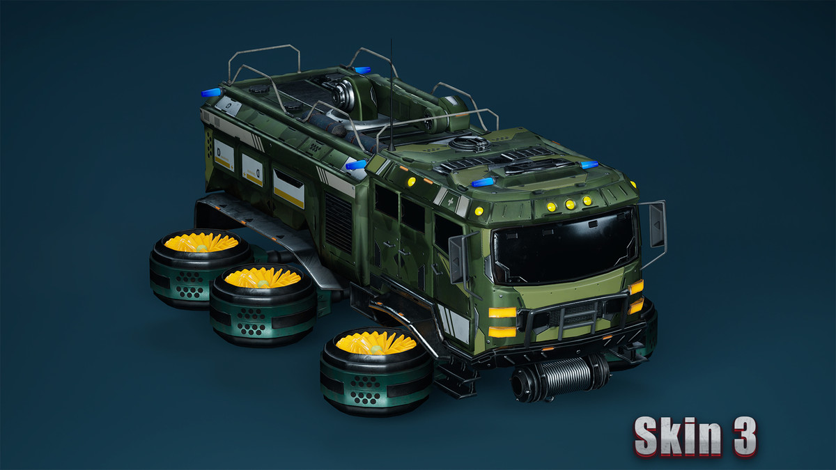 Sci-Fi Transport - Fireman truck