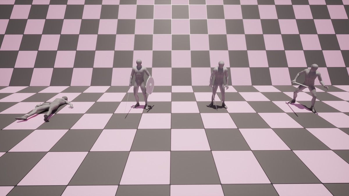 Knight Sword Fight Anim Set