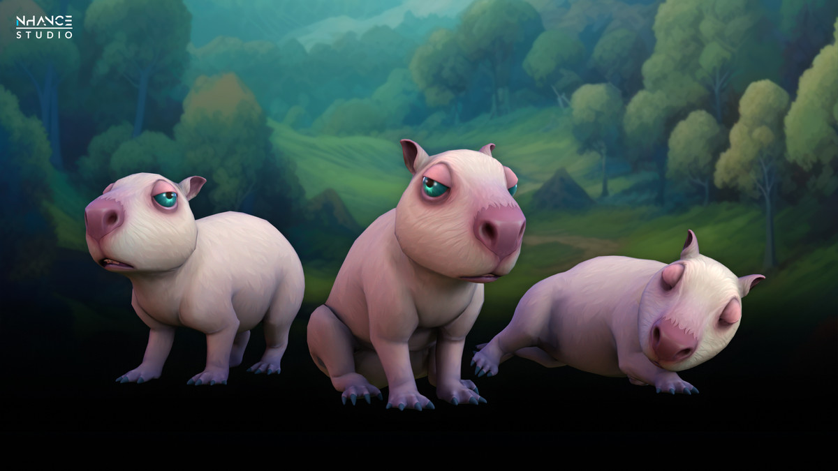 Stylized Capybara