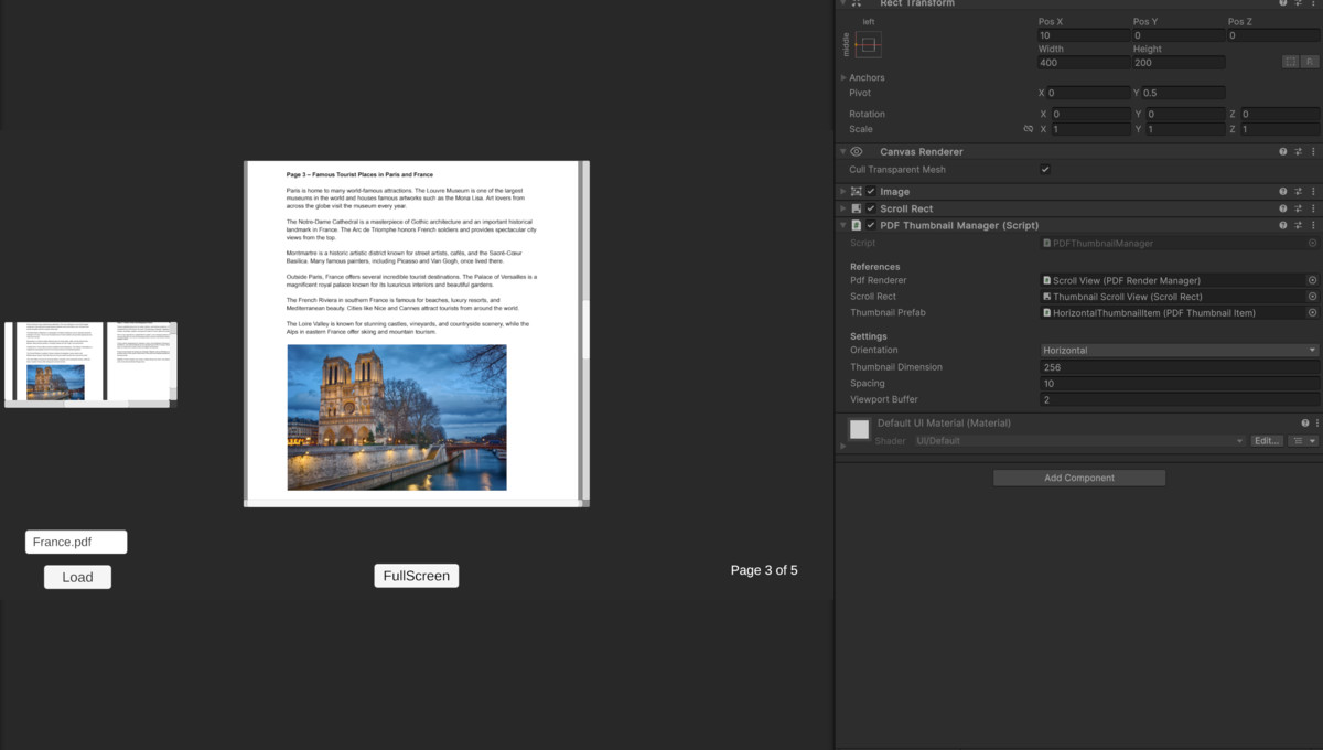 Advanced Runtime PDF Render Plugin