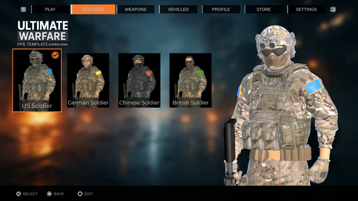 Ultimate Warfare - FPS Multiplayer Template