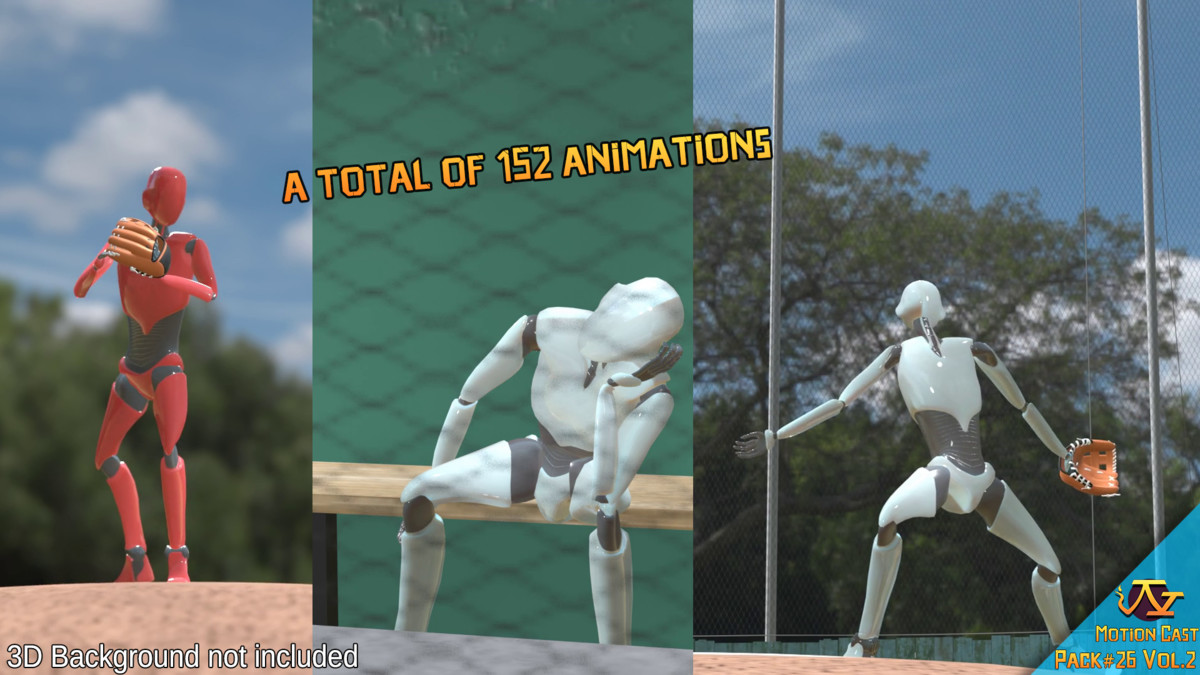 Baseball animations (Motion Cast#26 Vol.2)