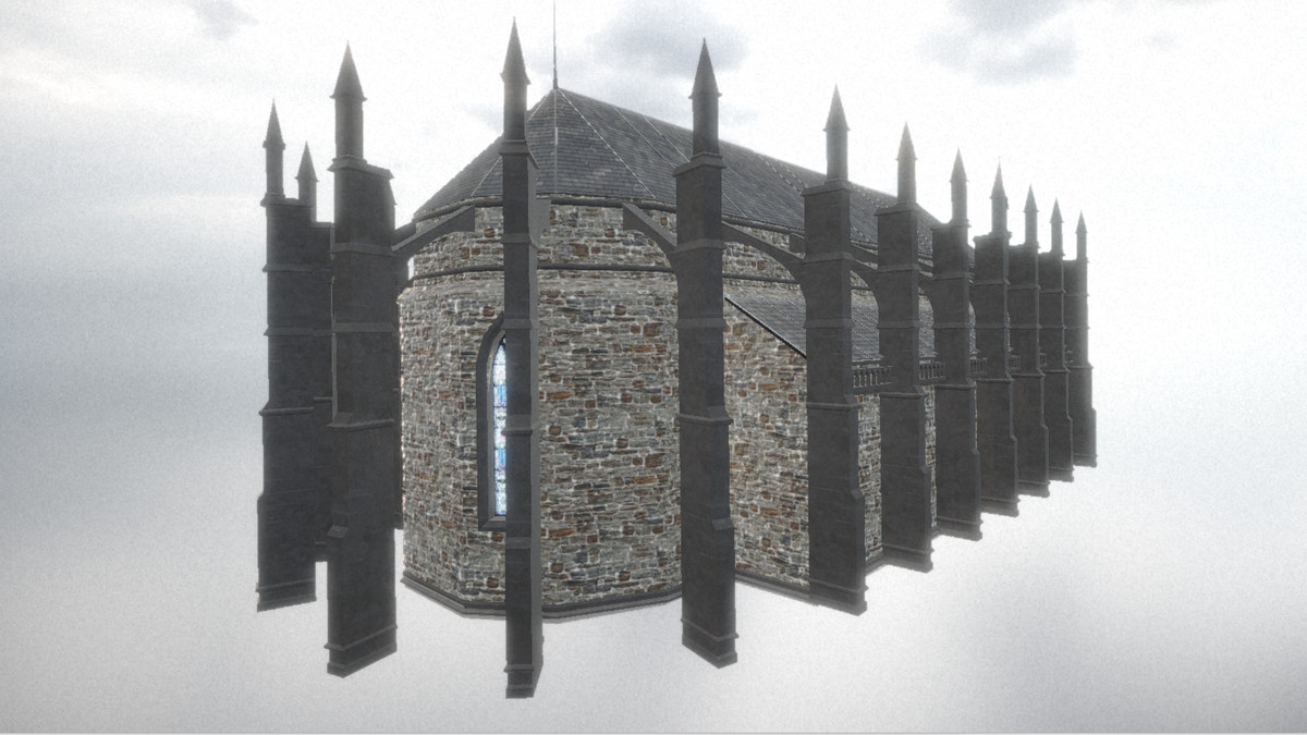 Church modular with interiors