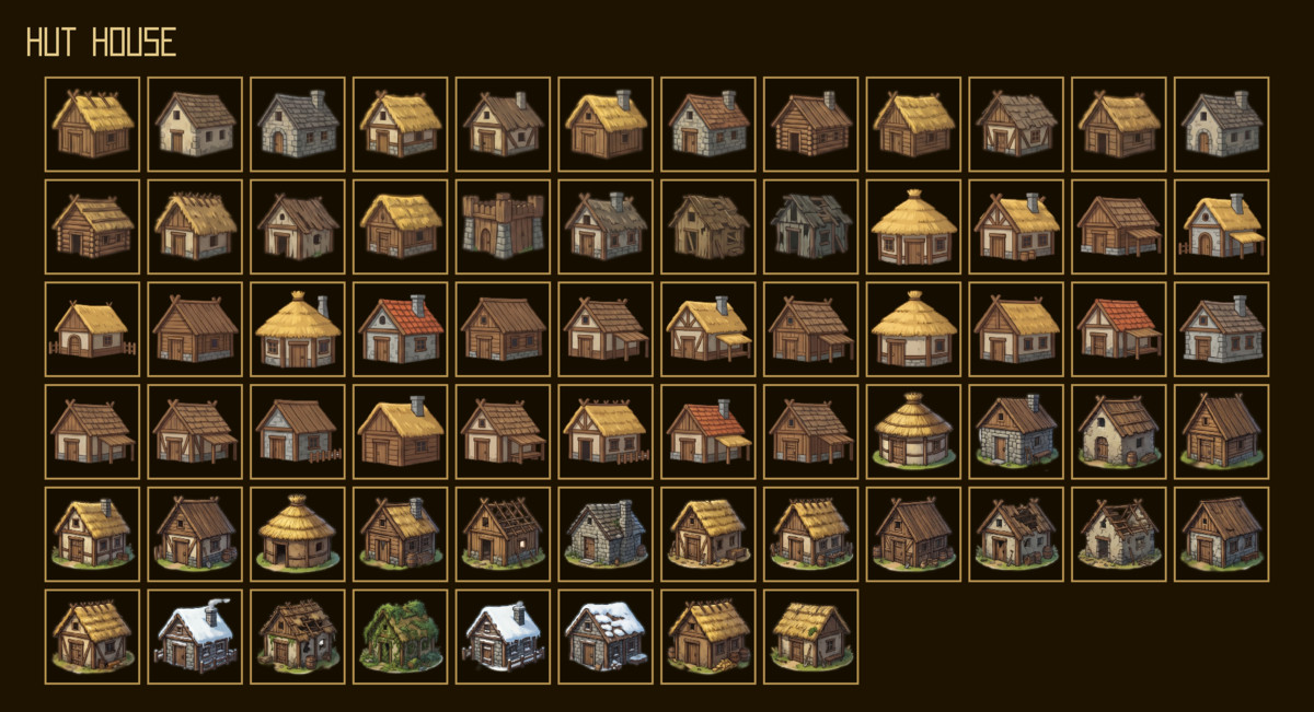 1230 Building Icons – Mega RPG Building Pack