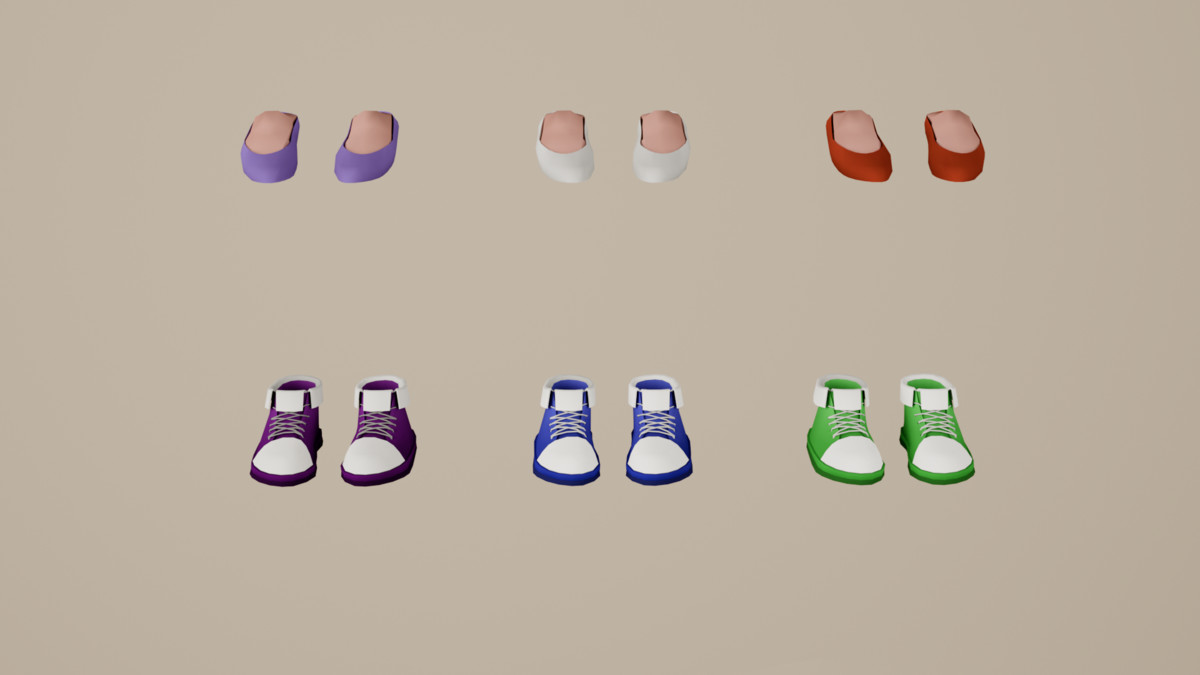 Modular Female Character Creator