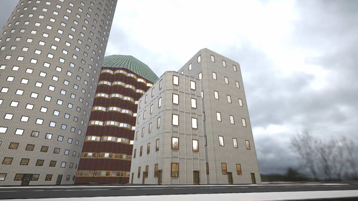 Spline Buildings Generator