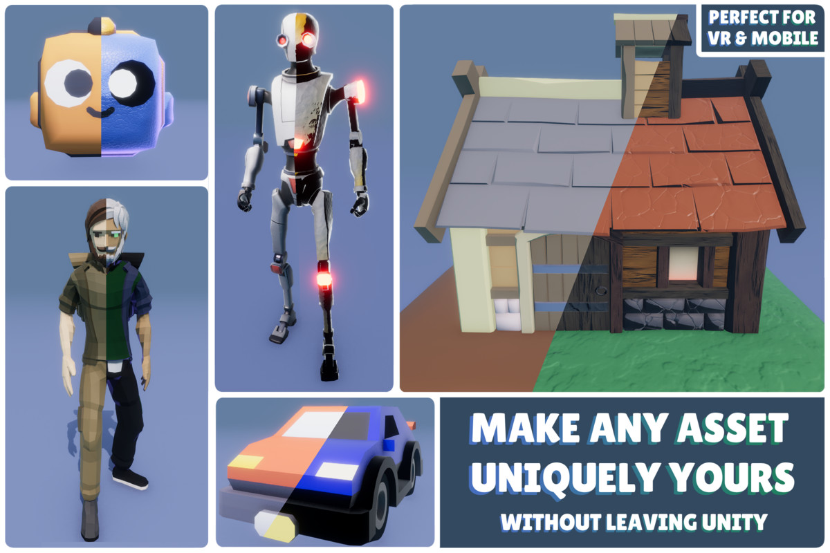 Stylized Color Swapper & Material Optimizer