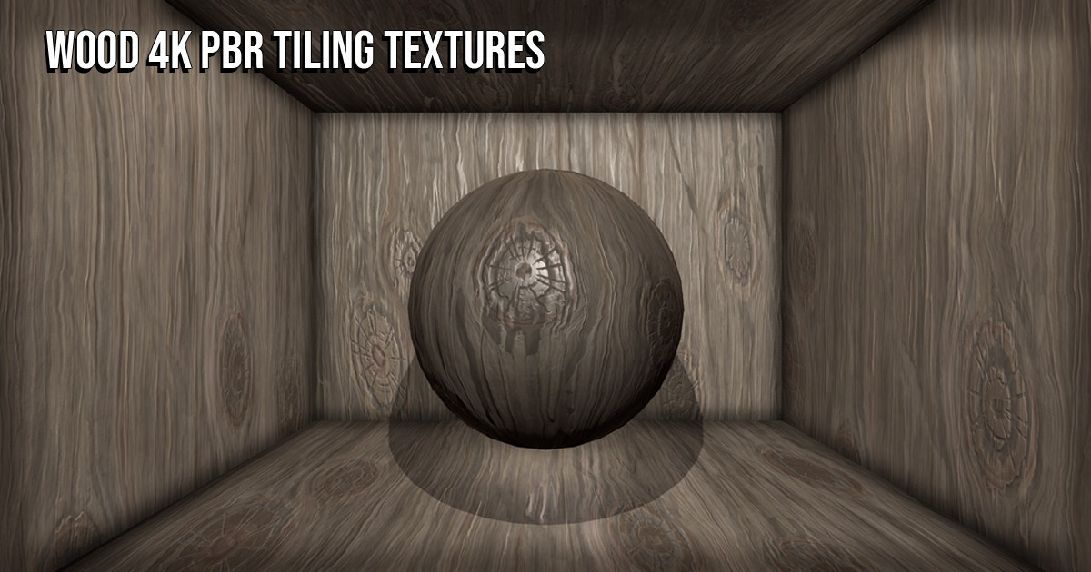 22 Wood 4K PBR Tiling Textures Collection