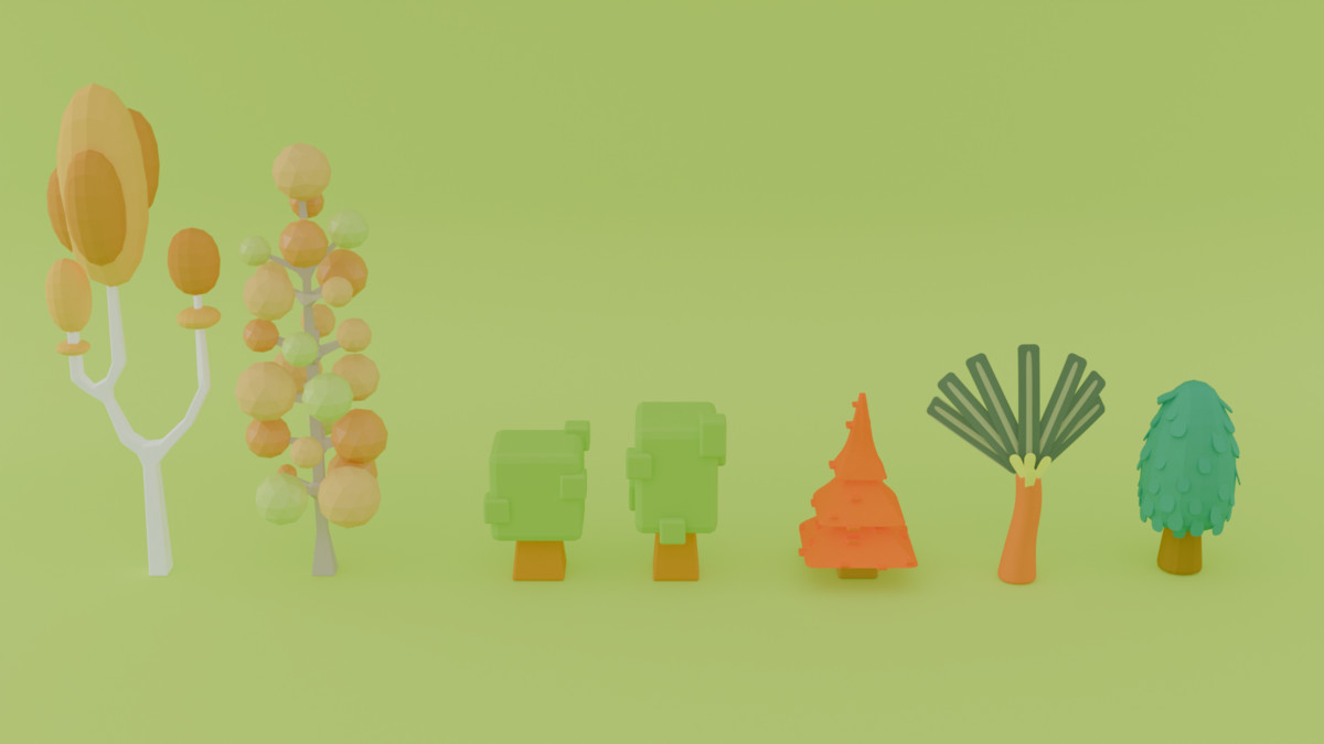 Low Poly Nature Pack - 50+ Stylized Assets