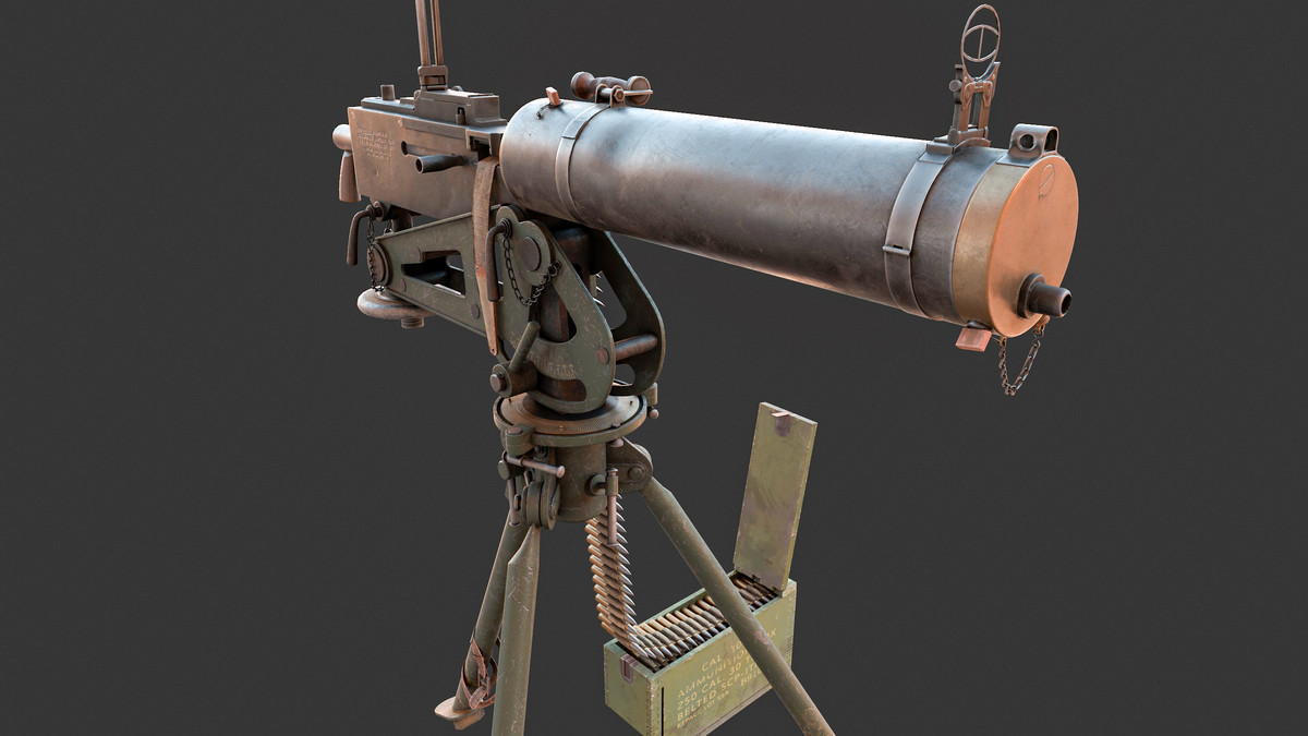 Browning M1917 Heavy Machine Gun