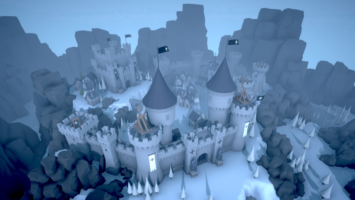 Templar Castle - Low Poly