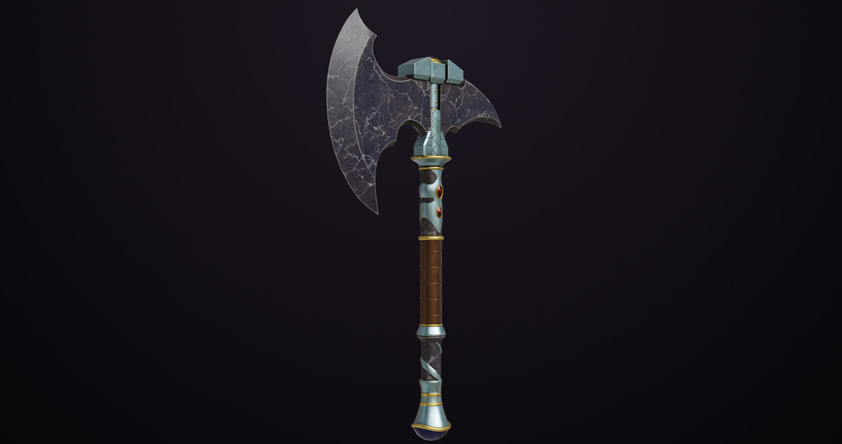 Battle Axe 08 URP HDRP Textures