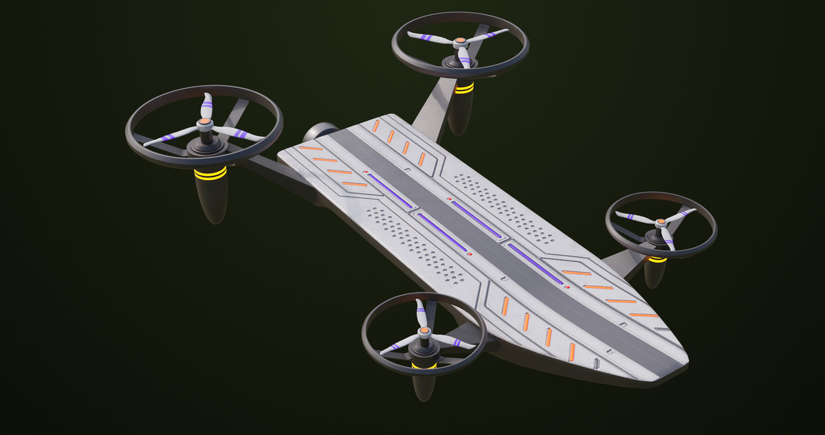 10 Sci Fi Hoverboards URP HDRP Textures